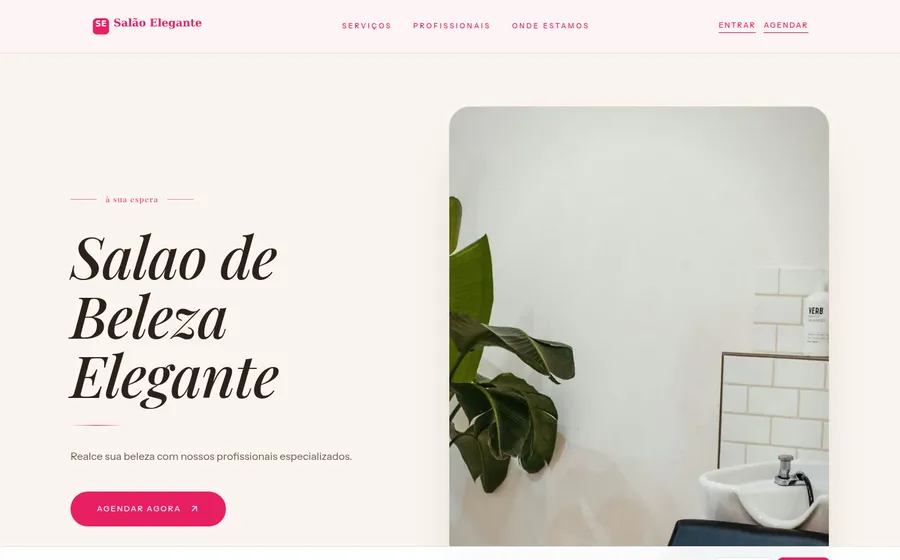 Sua página, sua marca