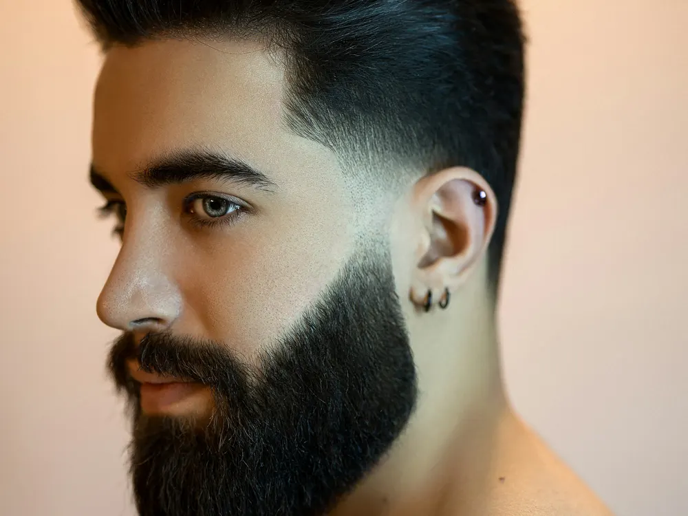 Barba modelada