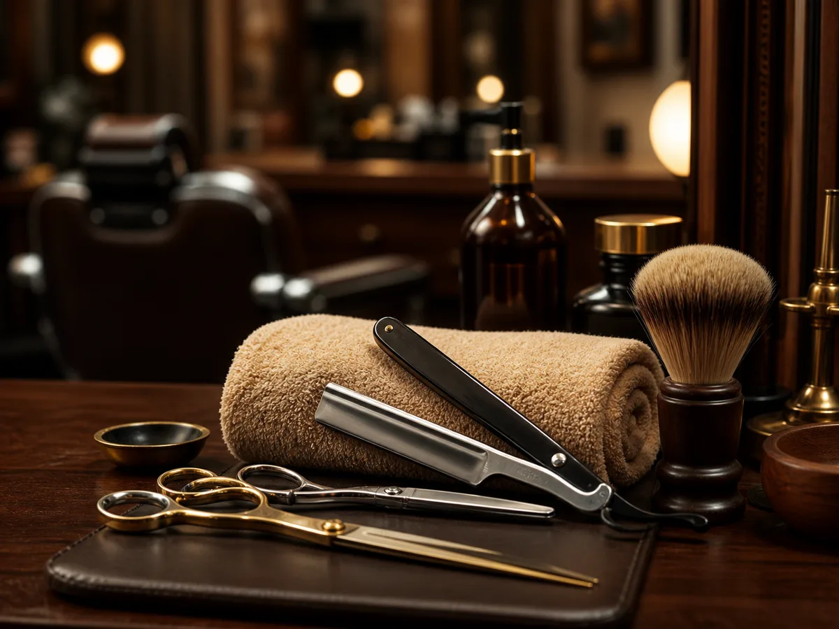 Ferramentas de barbearia